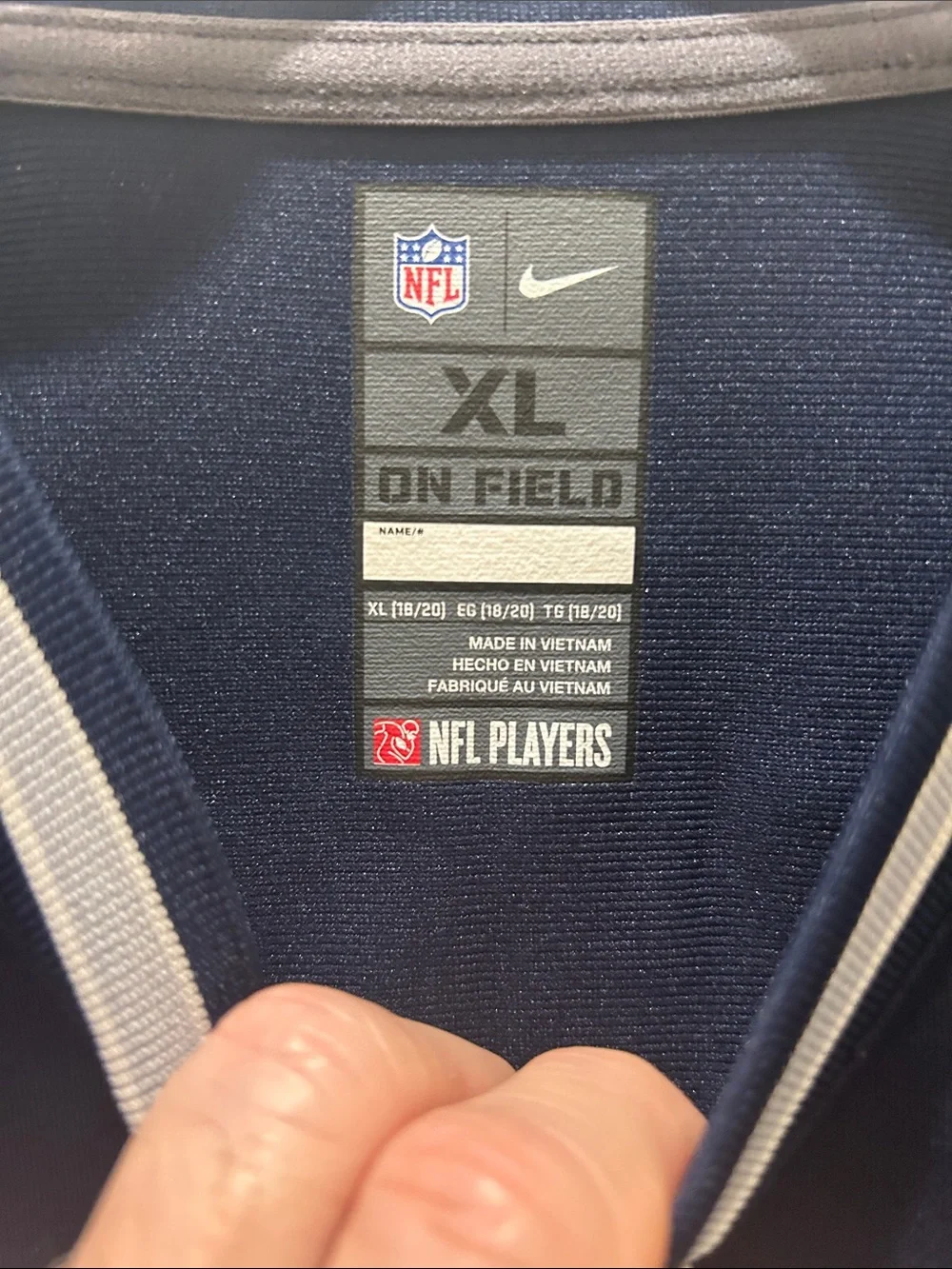 Nike Dallas Cowboys Dak Prescott  #4 On Field Blue Jersey Youth XL